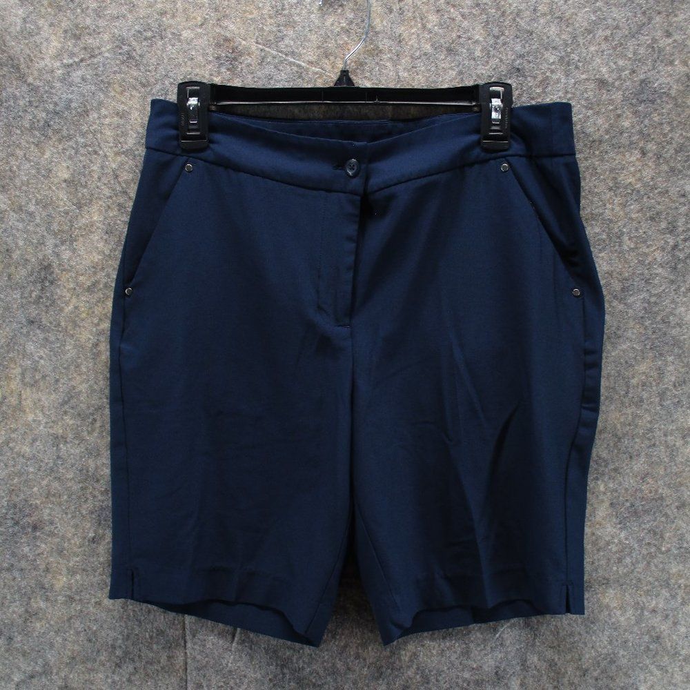 Gu Shorts Men's 6 Adult Blue Navy Pants Casual Button Pockets Comphy Outdoors